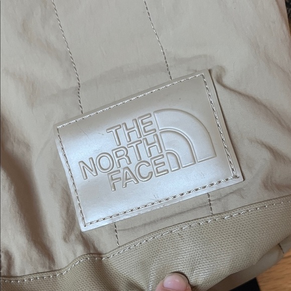 The North Face Beige and Black Backpack - Picture 2 of 5